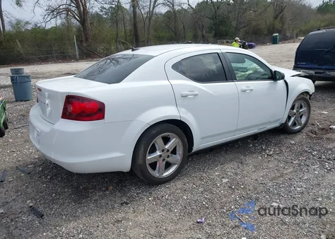 2014 Dodge Avenger Se z USA, uszkodzony, nr VIN 1C3CDZAG2EN132483